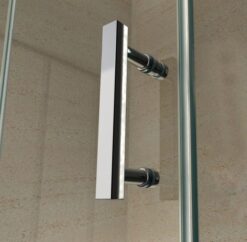 Alternative view of Aloni douchecabine 80×80×190 cm | chroom draaideur 6 mm veiligheidsglas