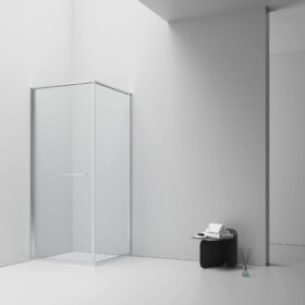 Douchecabine aloni Inslide 90×90×200 cm | chroom ruimtebesparend 6 mm veiligheidsglas