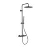 Stria Regendouche Set Thermostatisch Gunmetal - 30 cm Hoofddouche